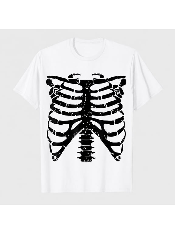 Torso Rib cage Skeleton Skeleton Funny Halloween Costume T-Shirt