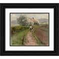 thumbnail image 1 of Torsten Wasastjerna 14x12 Black Ornate Wood Framed Double Matted Museum Art Print Titled: Montmorencysta (1890), 1 of 5