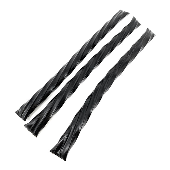 Tortigloni Chewy Black Licorice Long Stick Cut w/ 3x Licorice Extract (2 Lbs)