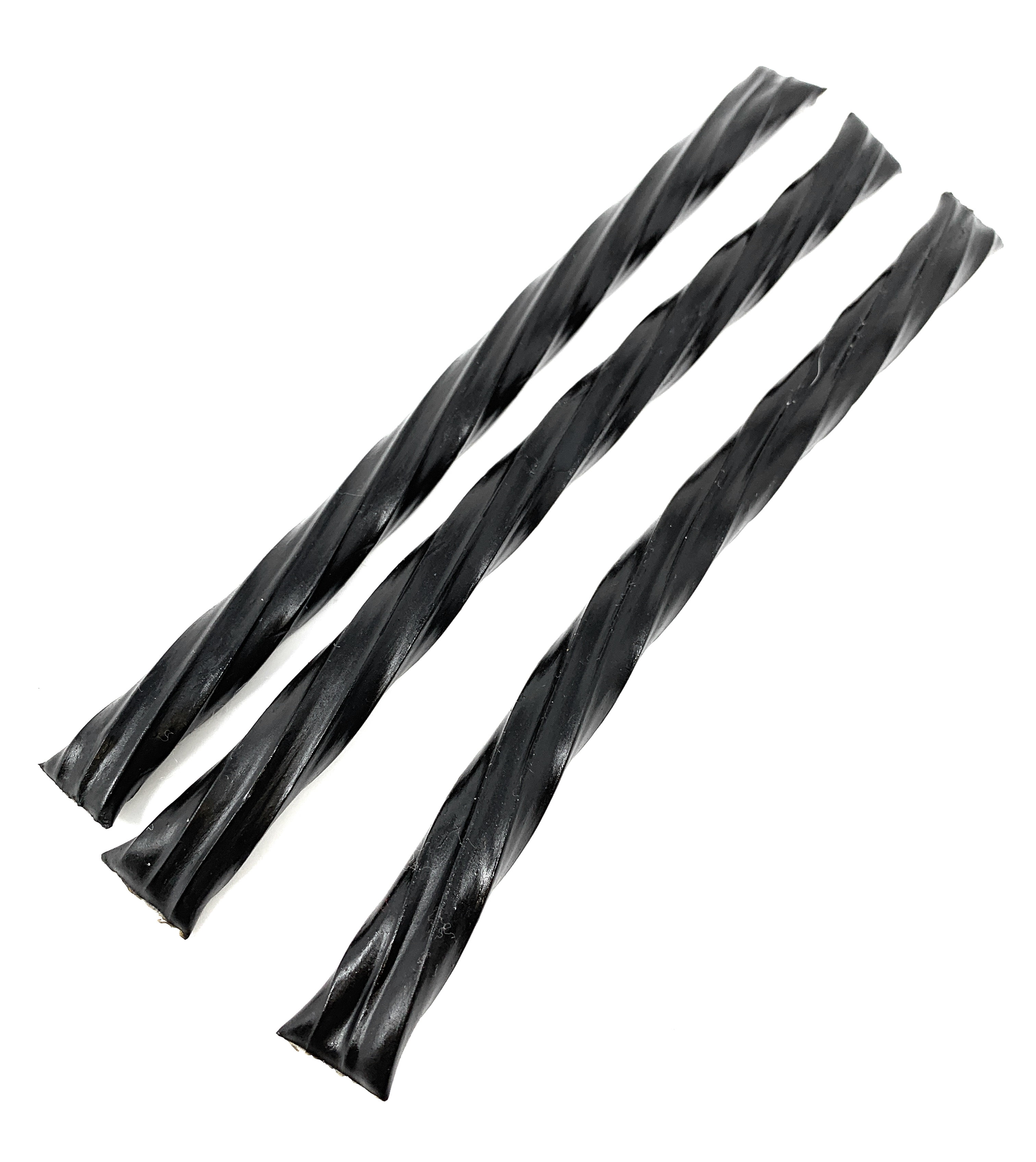Tortigloni Chewy Black Licorice Long Stick Cut w/ 3x Licorice Extract (3 Lbs)