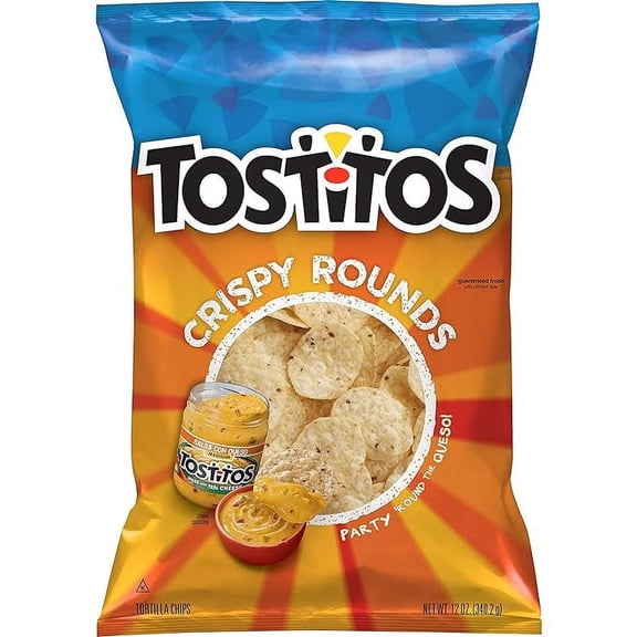 Tortilla Chips Crispy Rounds, 12 Oz Pack of 1