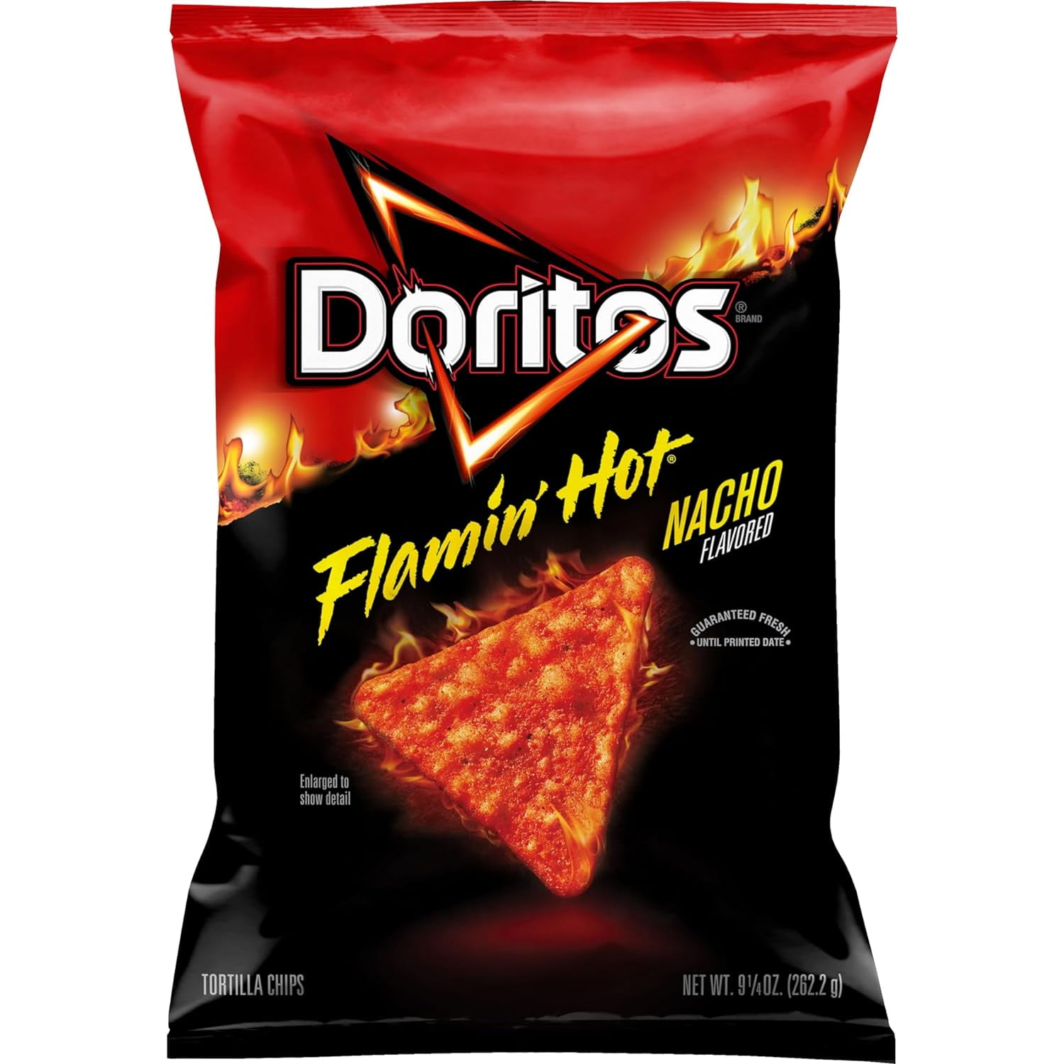 Tortilla Chips Flamin' Hot Nacho, 9.25 Oz