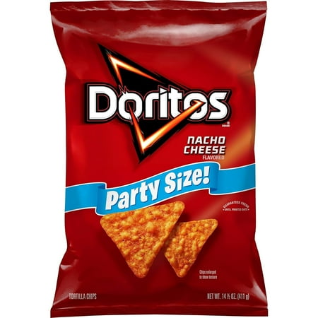 Tortilla Chips, Nacho Chips, Party Size, 14.5oz Bag