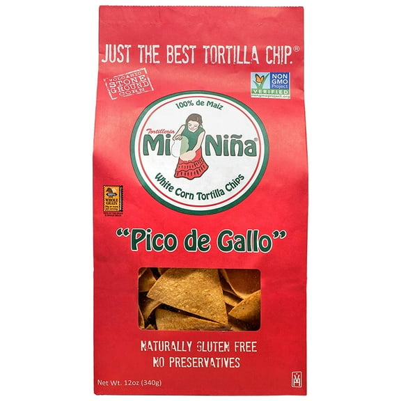 Tortilla Chips Pico De Gallo | Pack Of 3 12 Oz. Bags