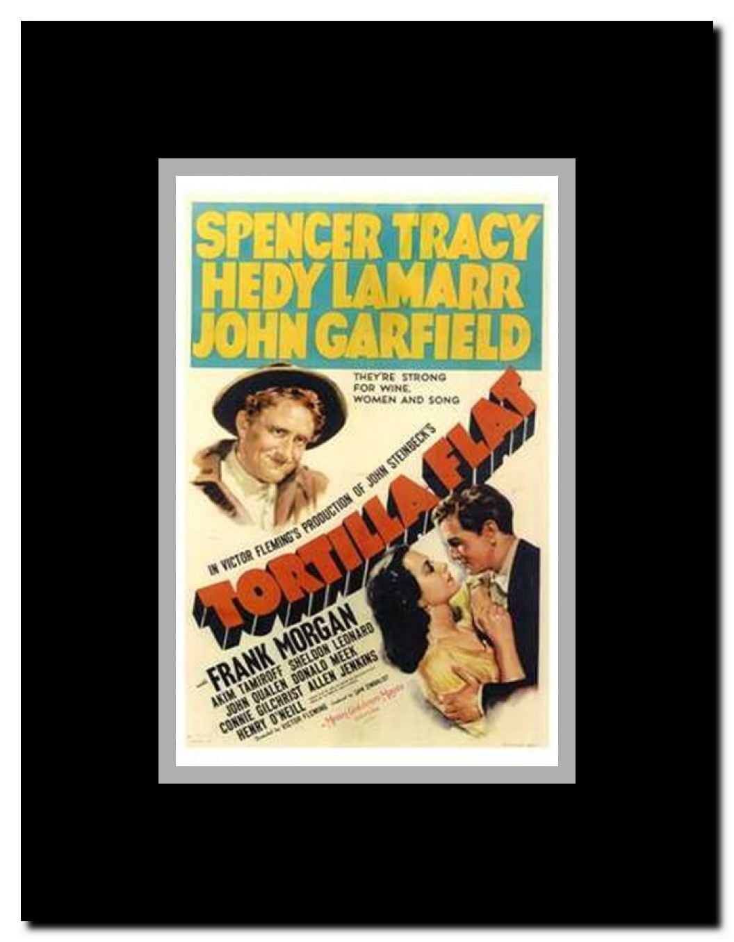 Tortilla Flat Framed Movie Poster