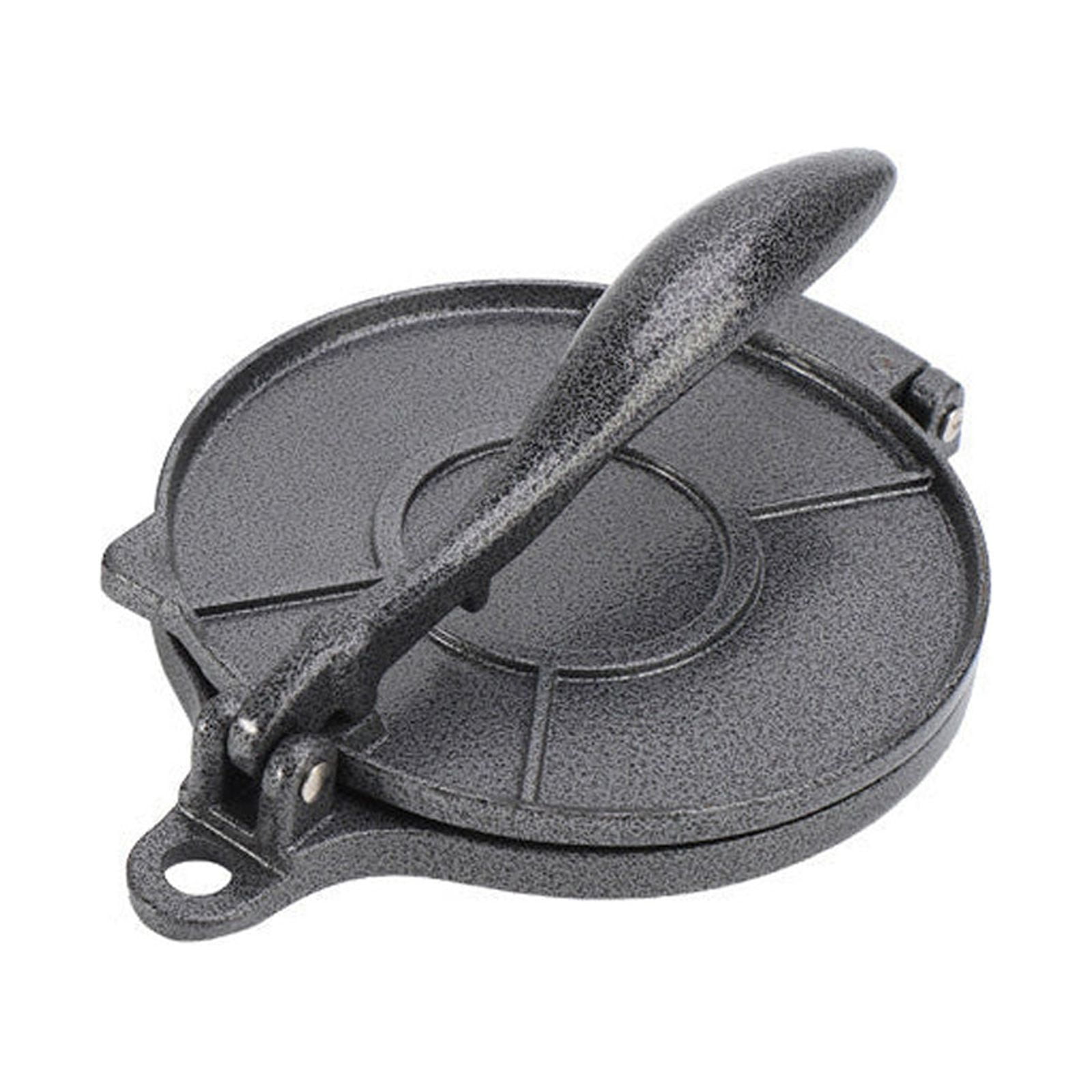 Tortilla Press 10 Inch, Cast Iron Manual Roti Maker Dough Press
