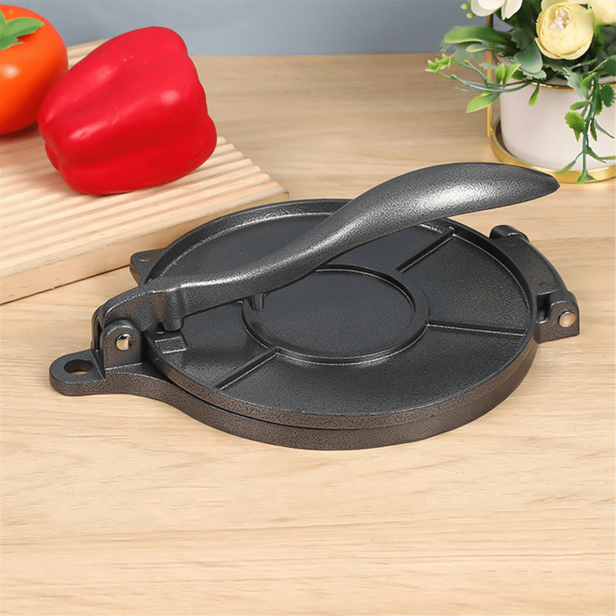 Tortilla Press 16cm DIY Manual Corn Tortillas Pressing Maker Cast