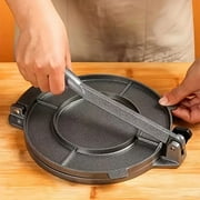 Tortilla Press,Roti Maker,Thickness Adjustable Tortilla PressTortilla Maker -Dough Press,Tamale,Pizza,Pie,Patty,Extra Oil Paper or Patty Paper needed,Waferer Tortilla PressBlack