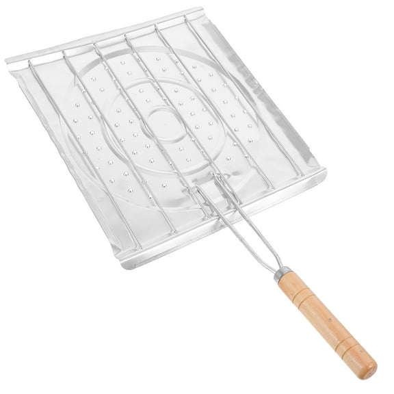 Homoyoyo Foldable Stainless Steel Grill Rack for Stovetop, Tortilla and Corn Holder, Kitchen Cooking Accessory