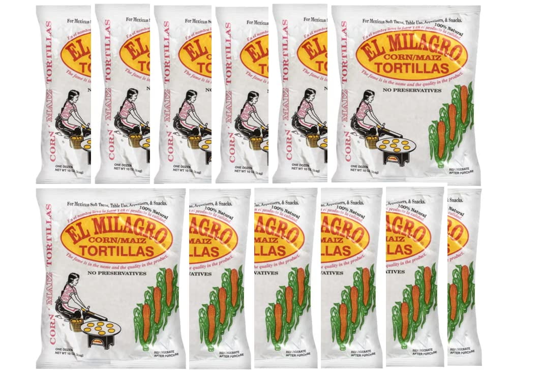 Tortillas El Milagro, Tortilla Corn Keto, No preservatives, NonGMO
