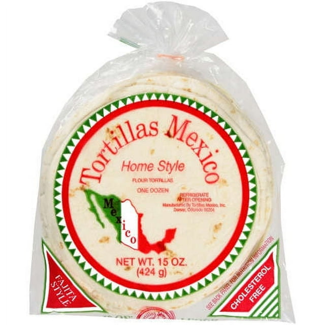 Tortillas Mexico Flour Tortillas, 15 oz