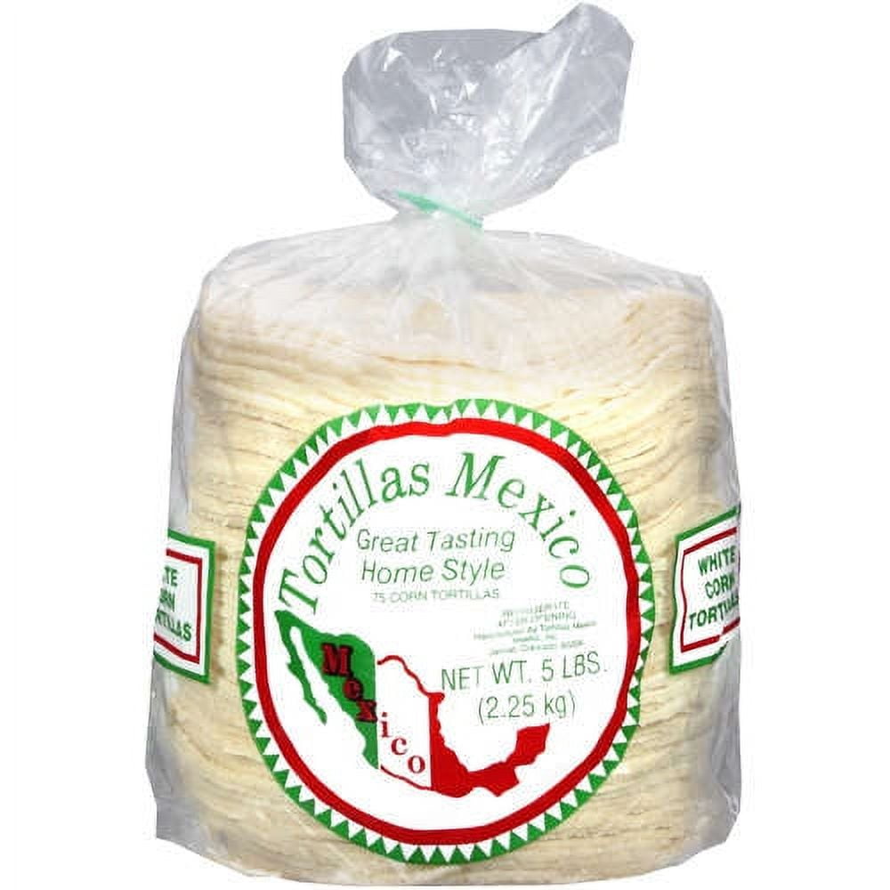 Tortillas Mexico: White Corn Corn Tortillas, 5 Lb