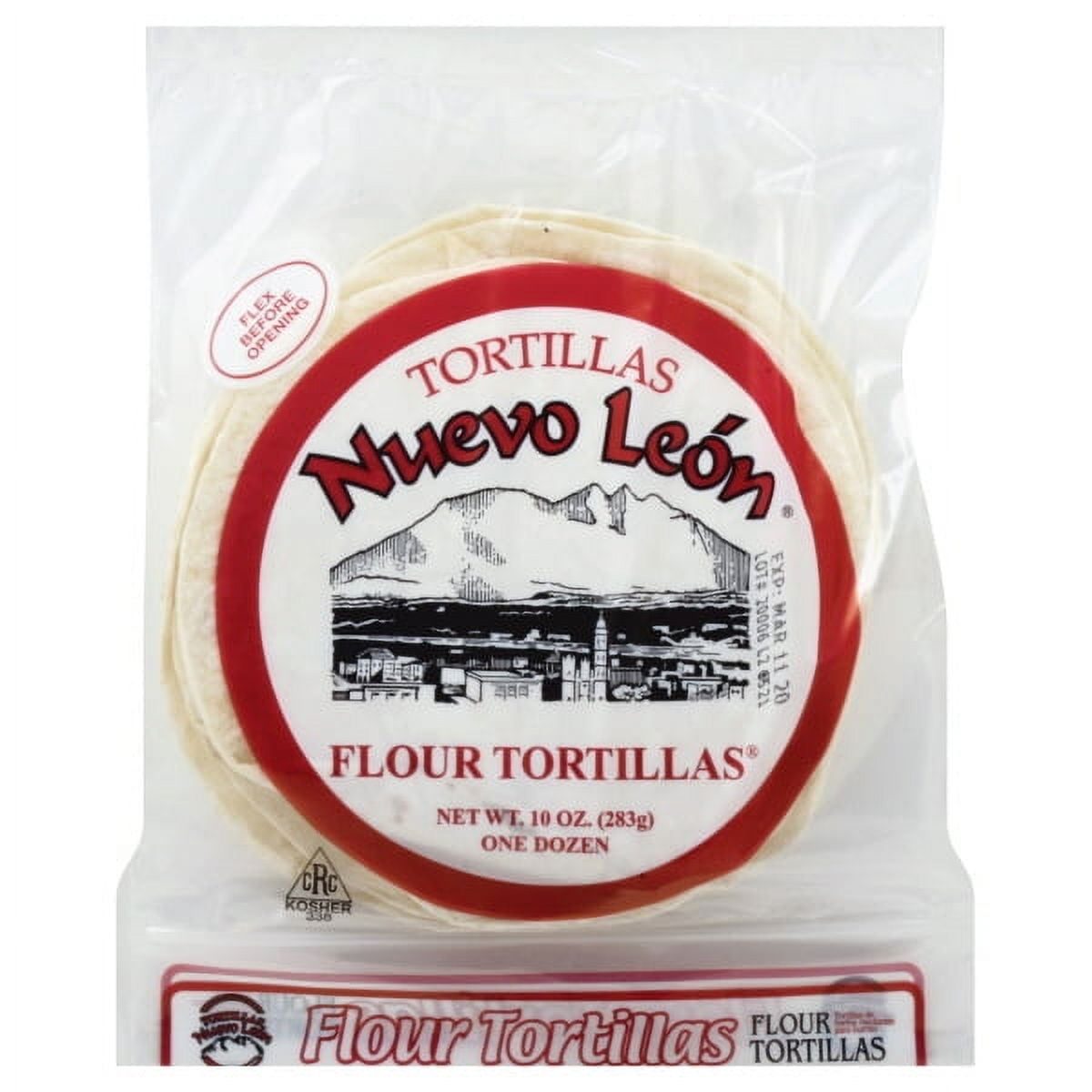 Tortillas Nuevo Leon Flour Tortillas 10 oz. Bag
