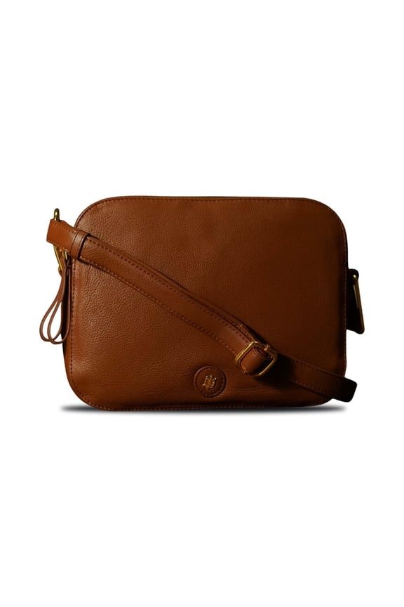 -100% Genuine Leather Everyday Travel Sling Bag for Womens/Girls Tan (Ellena)