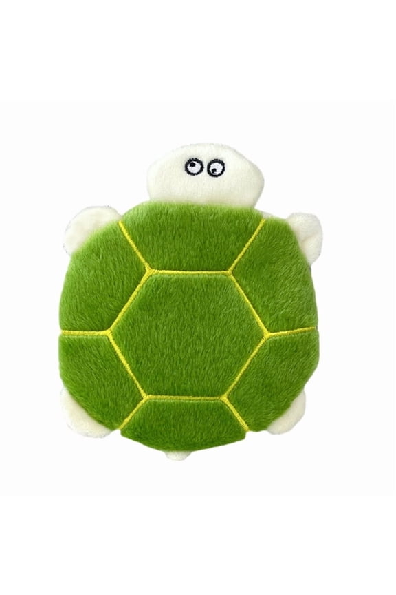 Tortoise Coin Purse Plush Change Pouch with Keychain Small Makeup Bag Coin Bag