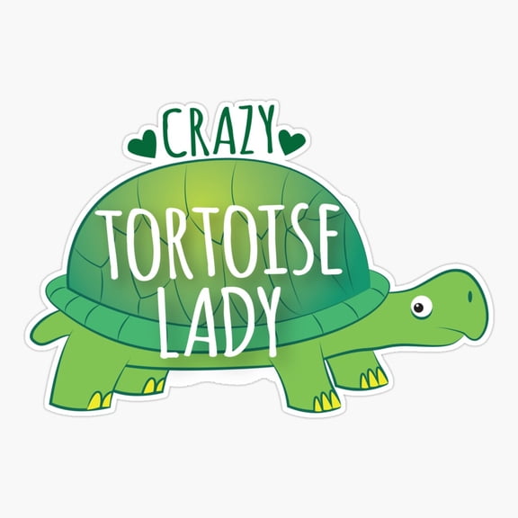 Tortoise Lady Ocean Inspired Sticker