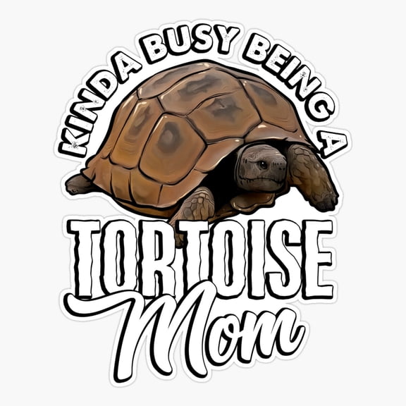 Tortoise Mom Reptile Parent Sticker