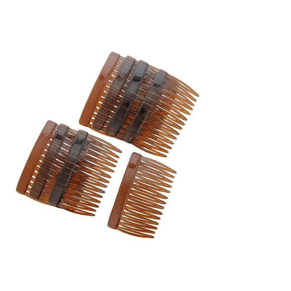 Tortoise Multi-Purpose Hair Combs - Set of Eight (8)