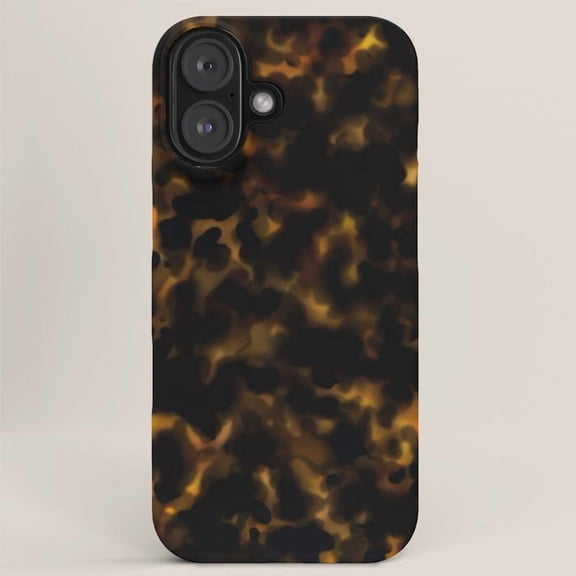 Tortoise Pattern H2145 Slim Protective Case for iPhone 17 16 15 14 13 12 11 Pro Max