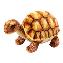 Tortoise Plush Toy Turtle Plush Doll PP Cotton Filling Toy Animal Plush Toy Tortoise Stuffed Toy for Game Interactive Toy Living Room Sofa Home Bedroom Bed Desktop Decoration Light Brown Large
