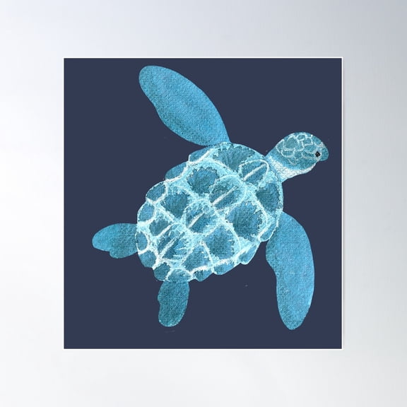 Tortoise Poster Wall Art, Modern Wall Decor For Living Room Bedroom, 30x30 UNFRAMED