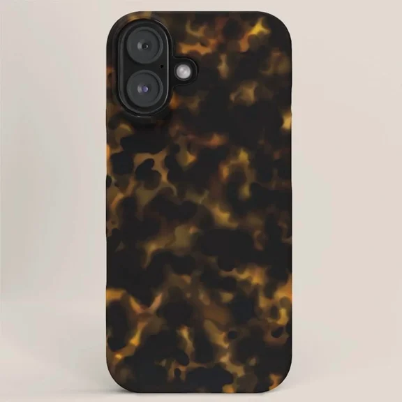 Tortoise Shell Animal Print Chic Pattern iPhone 11 12 13 14 15 16 17 Pro Max Phone Cover
