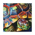thumbnail image 1 of "Tortoise Shell Bloom" - Canvas, 1 of 25
