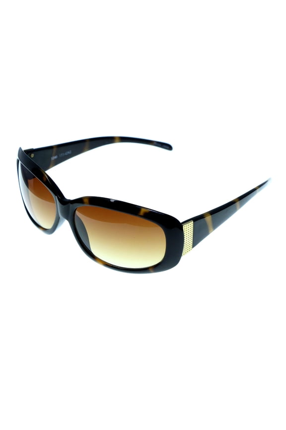 Tortoise-Shell & Brown Colored Acrylic Goggle-Sunglasses #3941