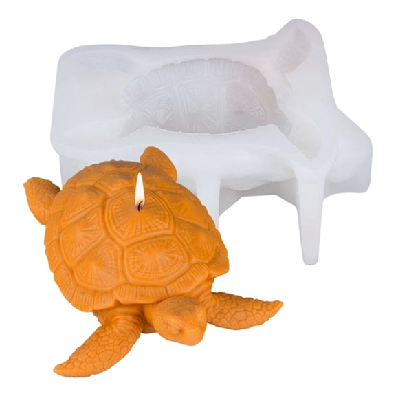 Tortoise Statue Silicone Molds for Epoxy Resin Soap Figurine Silicone Molds for Gypsum Decoration