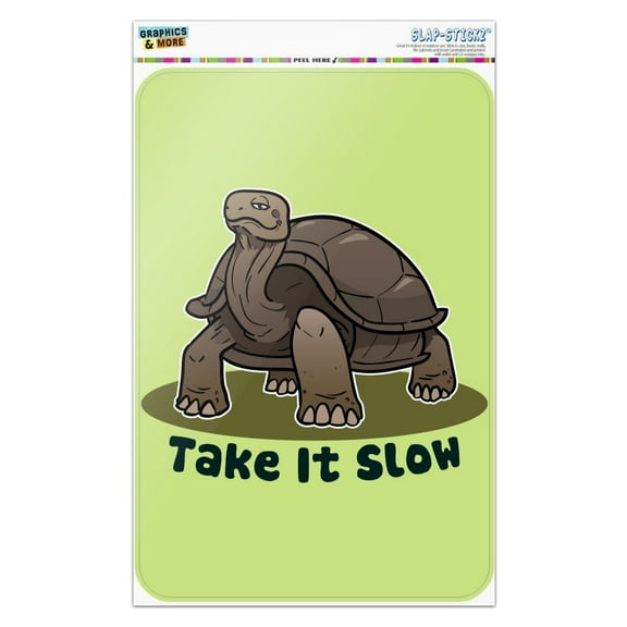 Tortoise Take It Slow Turtle Home Business Office Sign