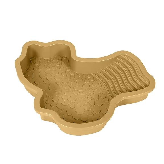 Tortoise Water Dish With Ramp Shallow Reptile Water Dish Smooth Easy Wash Purpose Turtle Tub For Gecko Reptile Bathing Pool 1pc