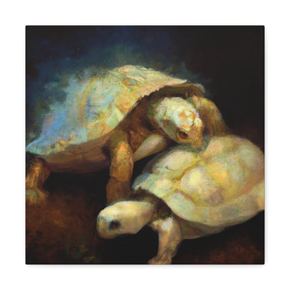 "Tortoise in Neoclassicism" - Canvas