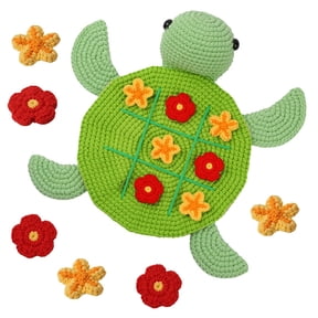 Tortoises Crochet Set for Beginner Kid Adult with Step-by-Step Video Tutorial Instruction Crochet Flower Bag Set