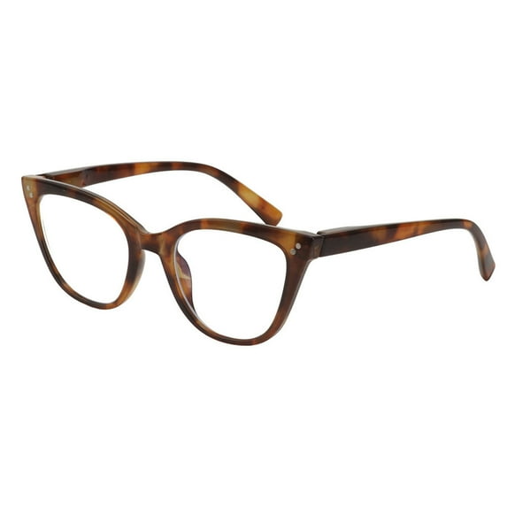 Tortoiseshell Cat Eye Reading Glasses 2.50 Ladies Spring Hinge Readers +2.50 for Women HD
