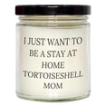 thumbnail image 1 of Tortoiseshell Cat Mom's Vanilla Soy Candle Gift Idea, Funny Stay at Home Mom Quote, 9oz Soy Wax Candle, Unique Christmas Unique Gifts for Tortoiseshell Cat Lovers, 1 of 3