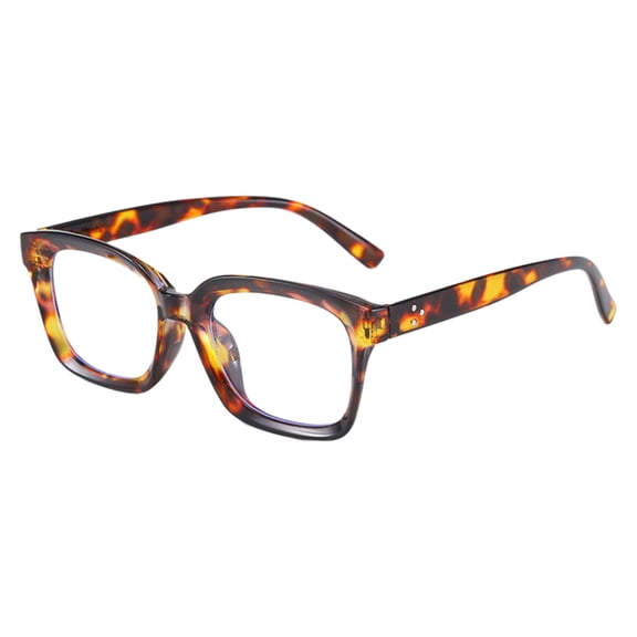 Tortoiseshell Reading Glasses Blue Light Blocking Square Glare Reading Glasses For