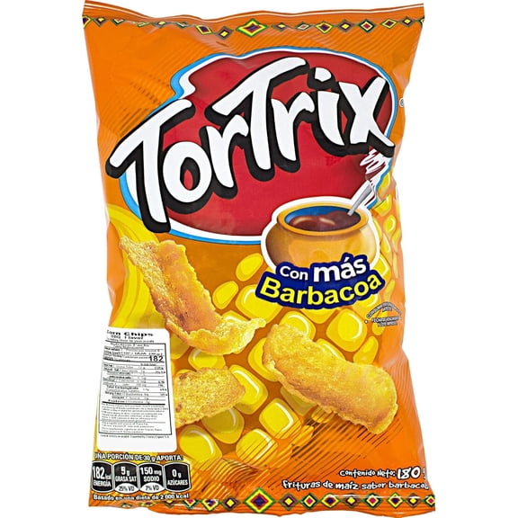 Tortrix BBQ Corn Chips (3 x 180g Bags)