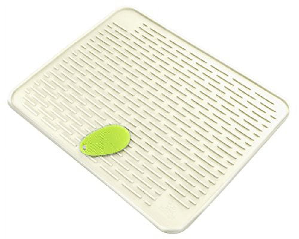 XXL Silicone Dish Mat with Silicone Sponge 23 x 18 – Tortuga Home Goods