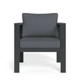 thumbnail image 1 of Tortuga Outdoor Lakeview Aluminum Club Chair - Gray, 1 of 8