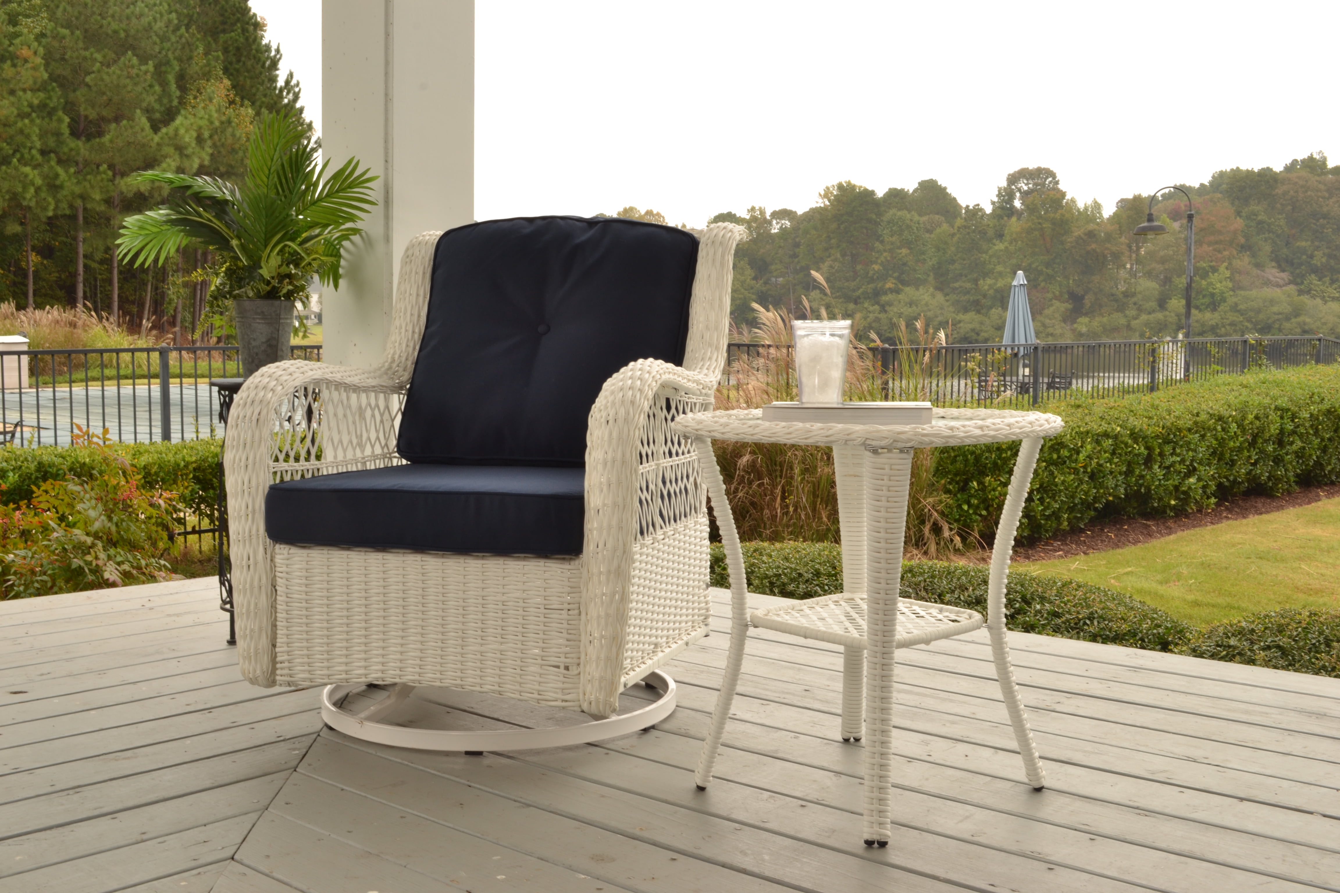 Rio Vista Wicker Swivel Outdoor Chairs Tortuga Outdoor Two Piece