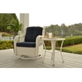 thumbnail image 1 of Tortuga Outdoor Rio Vista 2-Piece Table and Chair Set - White, 1 of 5