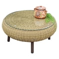 thumbnail image 1 of Tortuga Outdoor Round Wicker Table, 1 of 5
