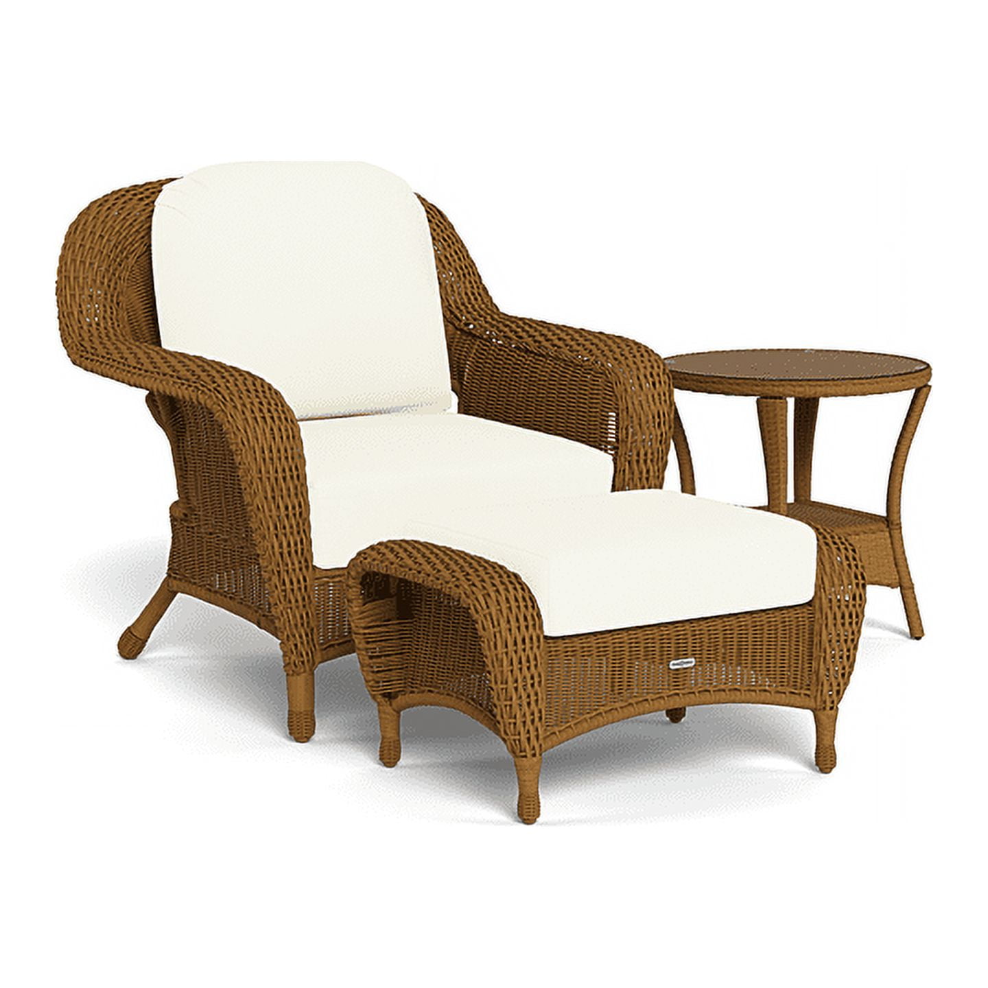 Tortuga Outdoor Sea Pines Chair and Ottoman Bundle Mojave