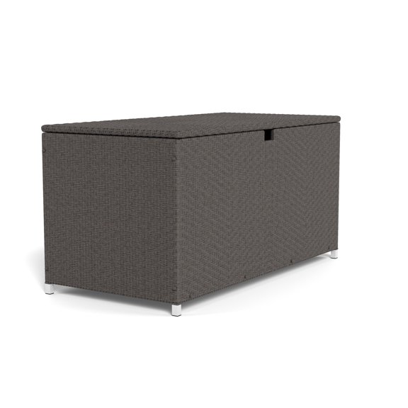 Tortuga Outdoor Sea Pines Large Wicker Storage Box, Tortoise