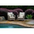 thumbnail image 1 of Tortuga Outdoor Two Piece Rio Vista Swivel Glider Set Armchairs & Accent Chairs, Rave Graphite, 1 of 5