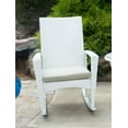 thumbnail image 1 of Tortuga Outdoor's Bayview Magnolia White Rocking Chair, 1 of 8