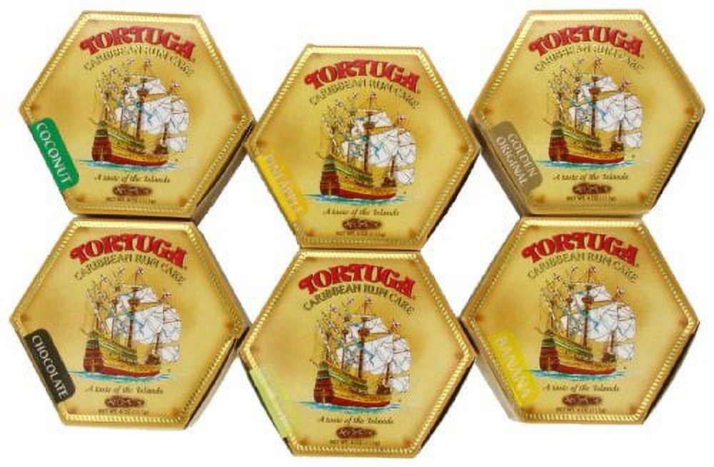 Tortuga Rum Tortuga Caribbean Rum Cake, 6 ea