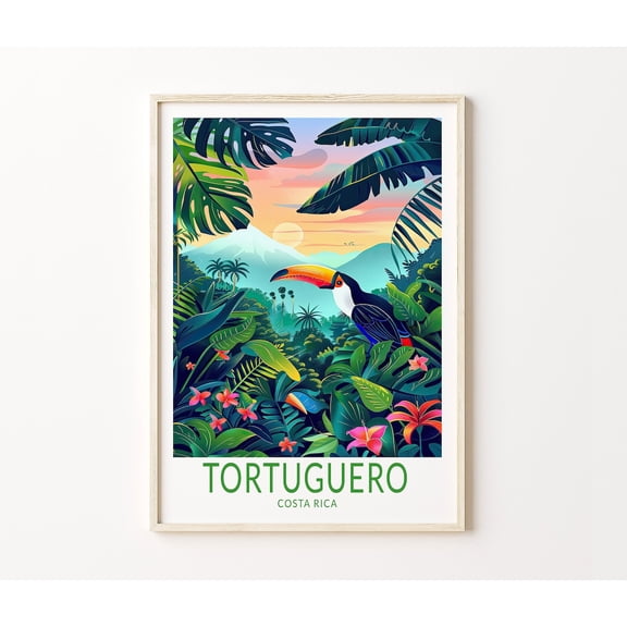Tortuguero Costa Rica Canal Travel Home Decor