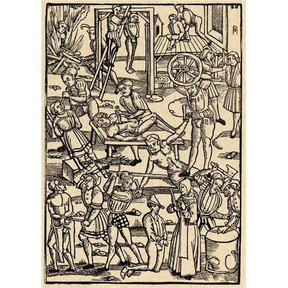 Torture And Execution Methods In The Middle Ages From Sveriges Historia By Otto Sjogren Published Malmo 1938