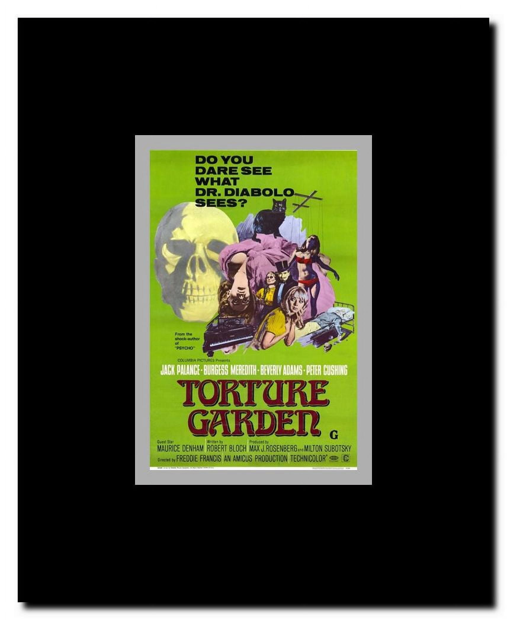 Torture Garden Framed Movie Poster